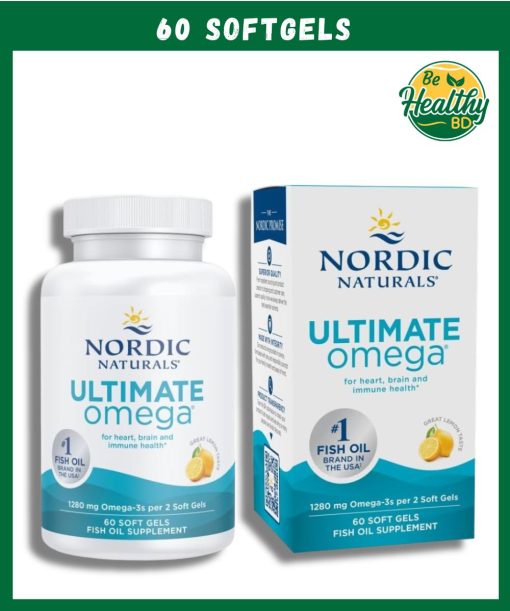 Nordic Naturals Omega-3 (1,280 mg) - 60 softgels