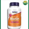 Now Biotin 10 mg (10,000 mcg) Extra Strength - 120 veg capsules