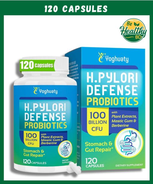 Yoghuaty H.Pylori Defence Probiotics (100 billion CFU) - 120 capsules