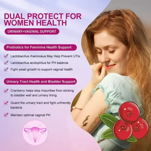 Omogs Women's Probiotic Prebiotic (90 billion CFUs & 18 Strains) - 90 tablets