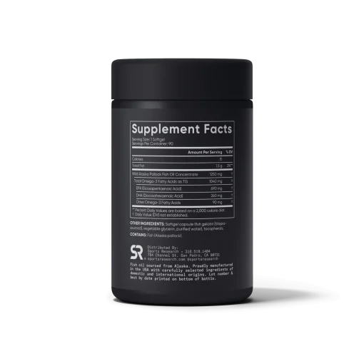 Sports Research Omega-3 Fish Oil (1250 mg) - 90 softgels