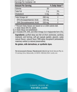 Nordic Naturals Omega-3 (690 mg) Lemon Taste - 120 softgels