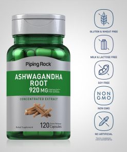 Piping Rock Ashwagandha Root (920 mg) - 120 capsuels