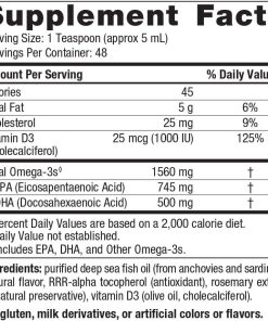 Nordic Naturals Omega-3D (1,560 mg - 1,000 IU) - 237 ml