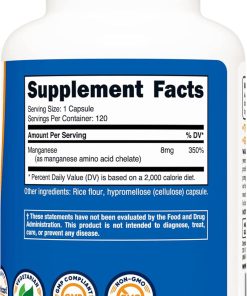 Nutricost Manganese (8mg) - 120 capsules