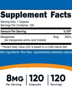 Nutricost Manganese (8mg) - 120 capsules