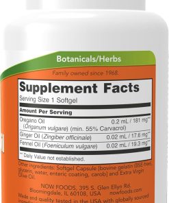 Now Oregano Oil - 90 softgels