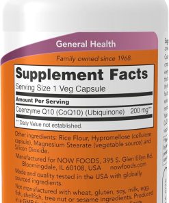 Now CoQ10 (200 mg) - 60 veg capsules