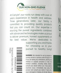 Carlyle Magnesium Glycinate + Ashwagandha Complex (2740 mg) - 120 vegetarian capsules