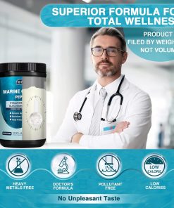 Dr Foster Marine Collagen Peptides Hyaluronic Acid - MSM - Glucosamine - Vitamin C - 500 gram