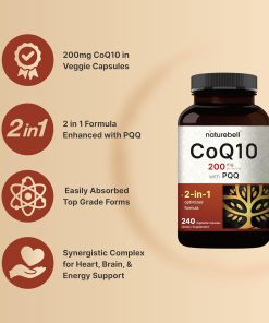 Naturebell CoQ10 (200 mg) - 240 capsules