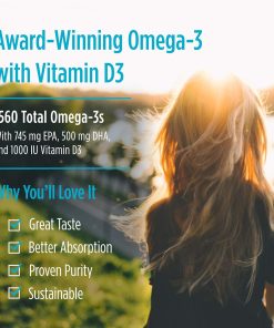 Nordic Naturals Omega-3D (1,560 mg - 1,000 IU) - 237 ml