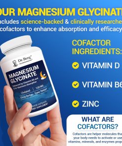 Dr.Berg Magnesium Glycinate (120 mg) - 90 veggie capsules