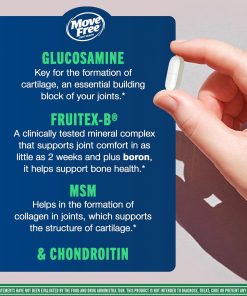 Schiff Move Free Joint Health Advanced MSM With Glucosomine - 120 tablets