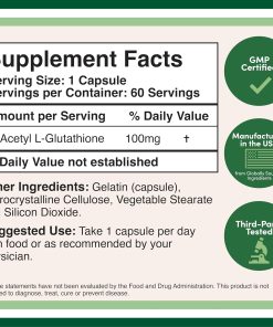 Double Wood S-Acetyl L-Glutathione (100 mg) - 60 capsules