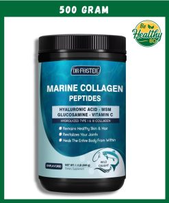 Dr Foster Marine Collagen Peptides Hyaluronic Acid - MSM - Glucosamine - Vitamin C - 500 gram