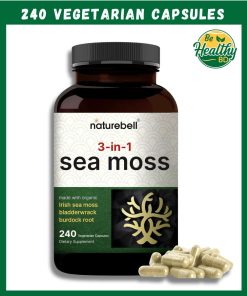 Naturebell Sea Moss (3,000 mg) - 240 vegetarian capsules