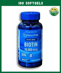 Puritan's Pride Biotin (10,000 mcg) Ultra Mega - 100 softgels