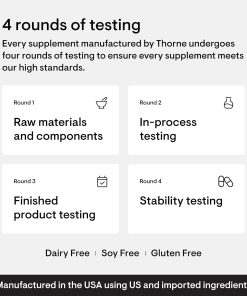 Thorne Magnesium Glycinate Chelated For High Absorption - 90 capsules