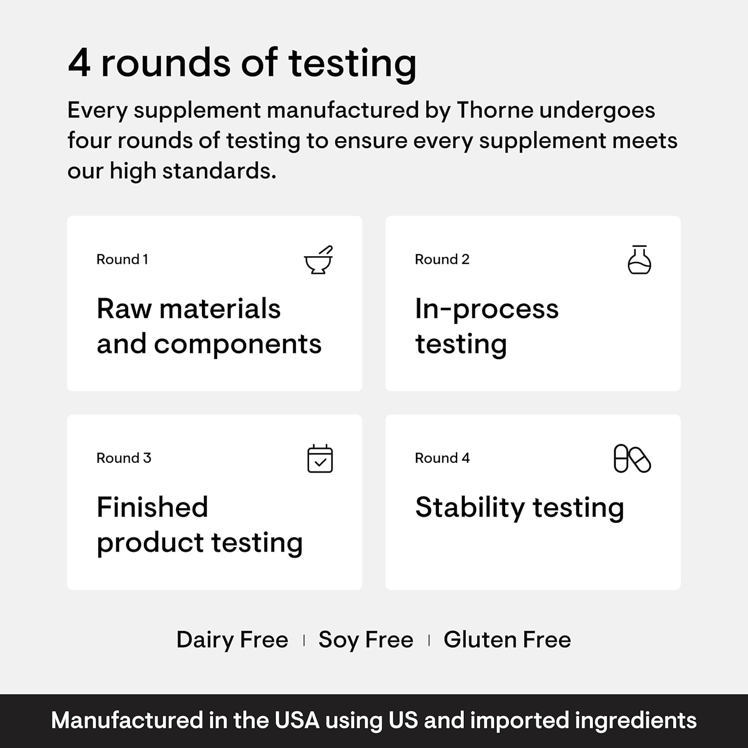 Thorne Magnesium Glycinate Chelated For High Absorption - 90 capsules