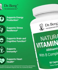 Dr.Berg Natural Vitamin B1+ with B Complex Blend - 60 capsules