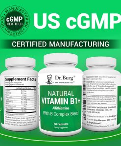 Dr.Berg Natural Vitamin B1+ with B Complex Blend - 60 capsules