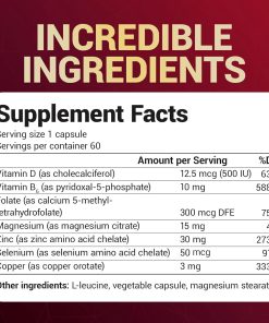 Dr.Berg Zinc With Magnesium, Vitamin D3, And Selenium (30 mg) - 60 capsules