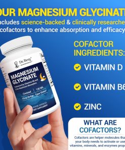 Dr.Berg Magnesium Glycinate (120 mg) - 150 capsules