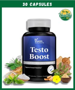 Dr+ Vitamin Solutions Testo Boost Male Performance Support - 30 capsules