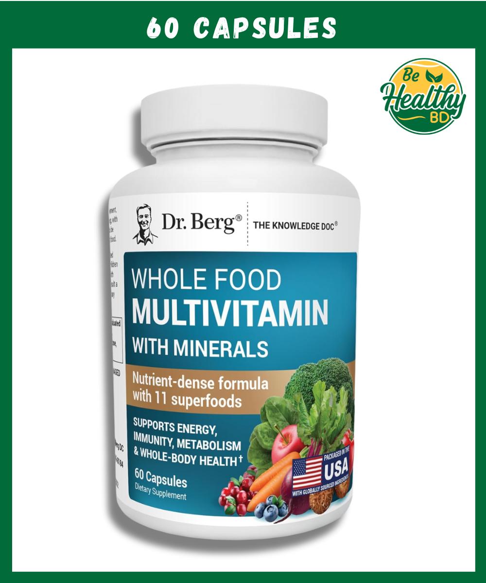 Dr.Berg Whole Food Multivitamin With Minerals - 60 capsules