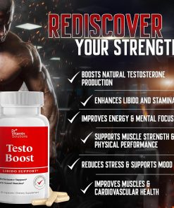 Dr+ Vitamin Solutions Testo Boost Libido Support - 30 capsules