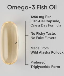 Sports Research Omega-3 Fish Oil (1,250 mg) Alaskan Triple Stength - 90 softgels