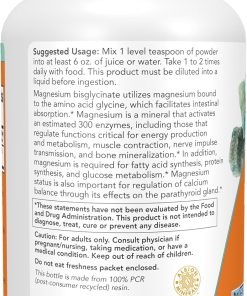 Now Magnesium Bisglycinate Powder - 227 gram