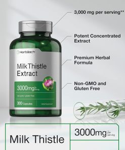 Horbaach Milk Thistle Extract (3,000 mg) - 300 capsules