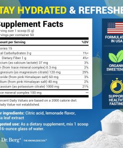 Dr.Berg Electrolyte Powder Lemonade - 305 gram