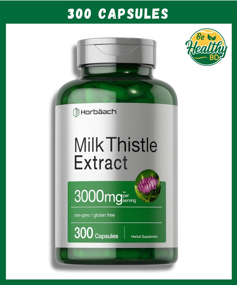 Horbaach Milk Thistle Extract (3,000 mg) - 300 capsules