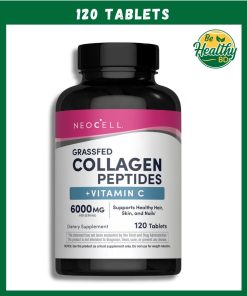 Neocell Collagen Peptides + Vitamin C (6,000 mg) Grassfed - 120 tablets