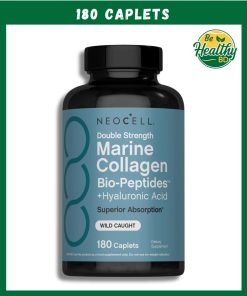 Neocell Marine Collagen Bio-Peptides + Hyaluronic Acid Double Strength - 180 caplets