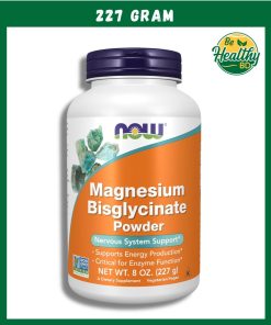 Now Magnesium Bisglycinate Powder - 227 gram