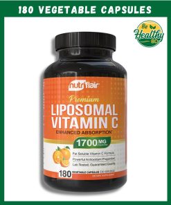 Nutriflair Premium Liposomal Vitamin C (1,700 mg) - 180 vegetable capsules