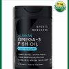 Sports Research Omega-3 Fish Oil (1,250 mg) Alaskan Triple Stength - 90 softgels
