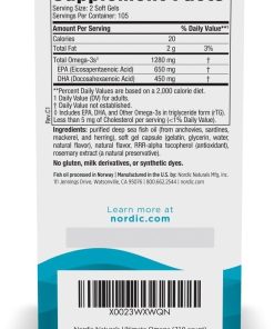 Nordic Naturals Ultimate Omega-3 (1,280 mg) - 210 softgels