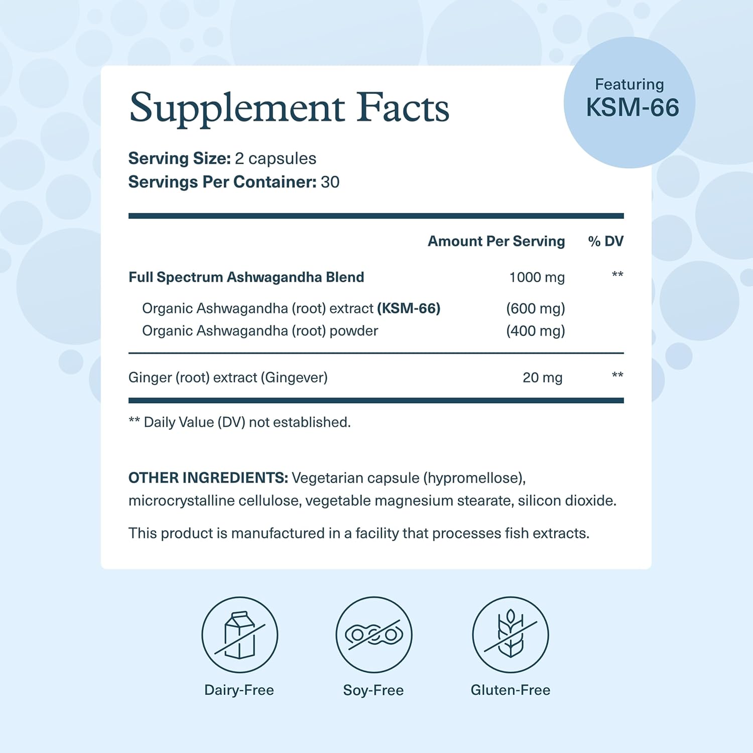 Youtheory Ashwagandha with KSM-66 - 60 vegetarian capsules
