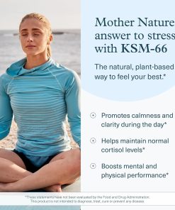 Youtheory Ashwagandha with KSM-66 - 60 vegetarian capsules