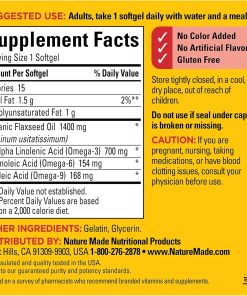 Nature Made Flaxseed Oil 1,400 mg (700 mg Omega-3) - 100 softgels