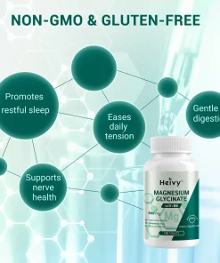 Heivy Magnesium Glycinate with B6 (500 mg) - 120 tablets