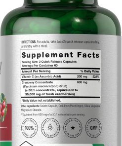 Horbaach Cranberry Concentrate + Vitamin C (30,000 mg) - 120 capsules
