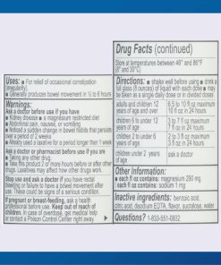 Major Magnesium Citrate Saline Laxative Lemon Flavor - 296 ml