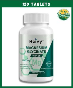 Heivy Magnesium Glycinate with B6 (500 mg) - 120 tablets