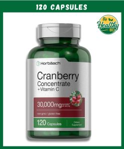 Horbaach Cranberry Concentrate + Vitamin C (30,000 mg) - 120 capsules